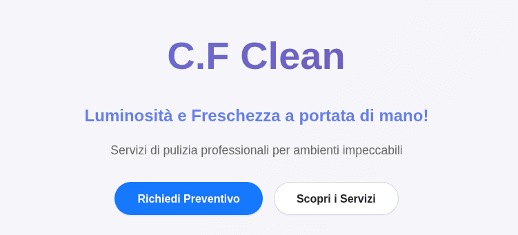 C.F Clean - Filippo Cavallaro