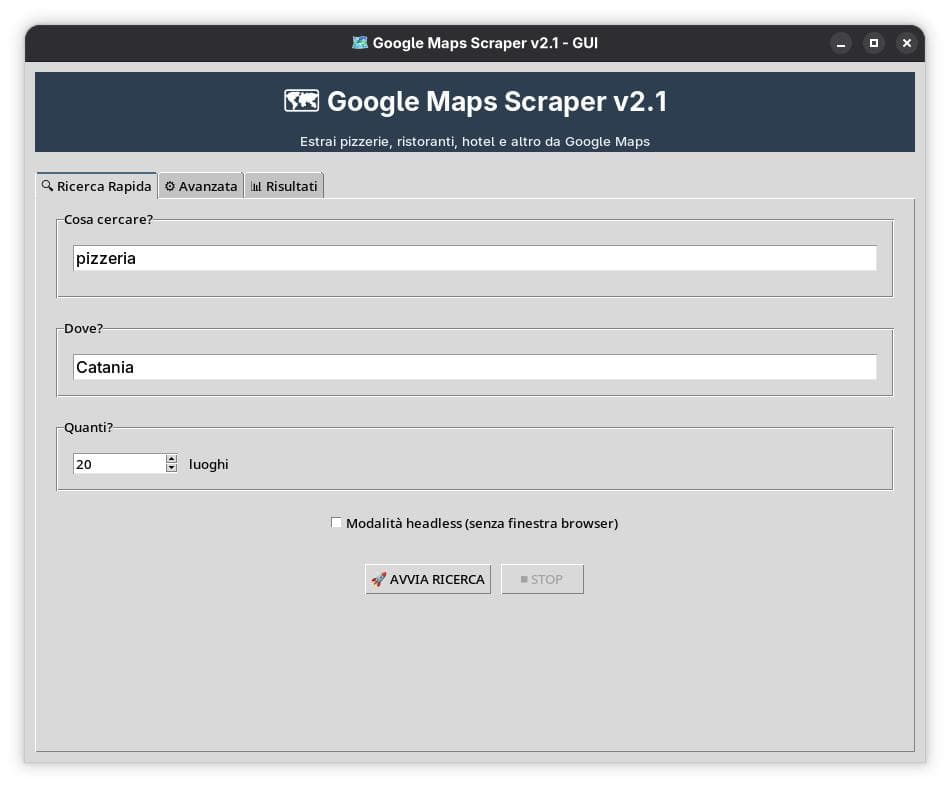 Scraper Maps